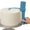 Moules Apllareuse à gâteau de hauteur réglable, grattoir à retournement de beurre et de sucre, outil de traitement de la surface du gâteau de cuisson