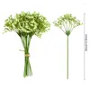 Decoratieve bloemen 12 stks BABYSBREATH TAK ARTICIAAL BLOEM VAK PLANTEN Plastic boeket Geschenk Huiskamer El Tafel Decor Wedding Party