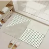 Mattor modern minimalistisk geometrisk färsk diatomaceous jordmatta badrum
