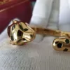 Designer armbanden Panthere Bangle Charm Bangle voor vrouw Diamant Emerald Gold vergulde 18k tegenkwaliteit mode luxe klassieke stijl premium geschenken
