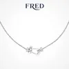 Designer Swarovskis Jewelry High Version Fredl New Classic Horseshoe Necklace Womens Rose Gold Full Diamond Collection