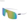 Sunglasses Luxury brand TR90 flat top sunglasses womens blue frame mirror lens windproof polarized sunglasses womens UV400XW