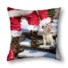 Pillow Christmas Cover - Ulepsz swój wystrój salonu i dodaj świąteczny dom sztuki w atmosferze