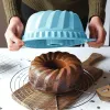 Formy Nowy kształt 3D silikonowy ciasto Forma DIY Narzędzia do pieczenia ciasta do ciasta Kuchnia Kuchnia Rurka Rurka Pieczak Bake Cake Dekorowanie