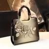 XIAS MS. 2024 Painted Handsable Handiose Grandiose Grandiose Middle Aged Bag Bag High End Flower Womens