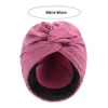 Bandanas Durag Womens Cross Headwear Solid Color Bow Hat Hate мягкая и дышащая турбо -шляпа винтажный стиль модные аксессуары 240426