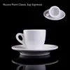 Nuova Point Professional Competition Level Esp Espresso S Glass 9mm Thick Ceramics Cafe Mug Coffee Cup Saucer Sets 240422