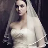Jóias de cabelo de casamento simples e elegentas véu de noiva dos véus de noiva curto véu de casamento branco barato véu de noiva de marfim barato