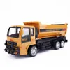 Electric/RC bil Uppgradering av fjärrstyrda grävmaskiner Bulldozers RC Cars Toys Dump Trucks Bulldozers Engineering Fordon Julpresentl2404