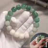 Pulsera de encanto de Gradiente de Jade Bodhi con cuentas Adecuado para mujeres alrededor de los dedos