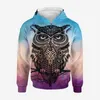 Mens Hoodies Sweatshirts Mens and Womens Childrens Hoodies 3D Printed Night Cat Fashion Full Zip Sweatshirt Harajuku Casual Zipper Hoodie Cool Top 240425