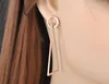 Kolczyki stadninowe zoomango modna hiperbole ol styl trójkąt Krąg przesadzony kolor różanego złota Prezent ze stali nierdzewnej dla kobiet ZE18076