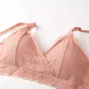 La maternità intimata alimentazione reggiseno reggiseno di maternità in pizzo in pizzo abiti da gravidanza in gravidanza prevenire il calcio d'allattamento femminile sujetador lactancia d240426