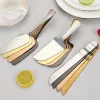 Moulds 1PC Pastry Tools Stainless Steel Wedding Cake Shovel Knife Set Rose Gold Pizza Knife Baking Tool Accessories Kitchen Knives