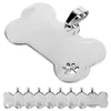 Colliers de chien 10 pcs tag tag de trucs de compagnie ID personnalisés pour animaux de compagnie