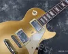 Guitare électrique Gold Metal Relic Work Chrome Parts Pickguard Pickups HH Pickups Small Pin Bridge Cream Reliure