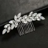 Hair Clips Wedding Comb Woman Decor Smooth Teeth Luxurious Glittering Headdress For Banquet Dresses Skirts