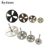 Bits HYTOOS Stainless Steel Sanding Paper Disc Round Metal Disk Nail Drill Bits Accessories