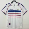 Jerseys de futebol Mensuuits 2006 Copa 1998 Equipe francesa Casa e fora do clássico MBAPPE BENZE M Classic Long e curto