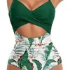 One Piece Swimsuit for Women in Large Size, New Multi-color Solid Color Bikini, Sexy Backless