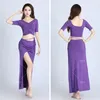 Stage Wear Belly Dance Top Skirt Set Performance Oriental Clothes Long Suit Costume Party Dancer Outfit Sexy Women