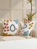 Travesseiro 1pc travesseiro colorido de padrão de pétala com cintura 30x50cm 45x45cm estilo boêmio adequado para decoração