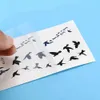 Dövme Transferi 5pcs/Lot Kadın Seksi parmak bileği Flash sahte dövme çıkartmaları Özgürlük küçük kuşlar sinek tasarım su geçirmez geçici çıkartma 240426