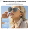 Lunettes de soleil Nouvelles lunettes intelligentes Bluetooth avec son surround 360 pour 8 heures d'écoute de lunettes de soleil neutres