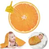 Cobertores Swaddle Swaddle Conjunto de chapéu correspondente Biscoits Lemon Beef impressões nascidas recebendo cobertor para bebê