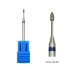 Bits Hytoos Extra Fine Diamond Nail Drill Bit 3/32 "Rotary Diamond Burr Cuticule Clean Bits ACCESSOIRES DE FORT NOI