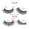 Faux cils 30/50/100/200 paires Natural Long Wholesale 26 styles épais cils épais cils 3D Mink Lashes Handmade Eye Lash avec DHPJX