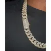 Custom Luxury Design Moissanite Hip Hop Style Jewelry 925 Silvery Gold Plated Miami Link Chain Necklace for Ropper