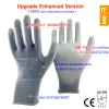 Outils 24 pièces / 12 paires Gants de travail pour PU Palm revêtement Sécurité de protection Glove Nitrile Professional Safety Fournisseurs