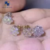 Оптовые VVS Diamond Serging 0k золотые круглые пореза