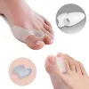 Gereedschap 1pair Siliconen tenen Separator Bunion Bot Etropion Regel Tenes Outer Appliance Foot Care Tools Hallux Valgus Corrector