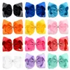 Boutique de 8 pouces Bows Bows Elastic Ties enfants Baby Bows Clips Baby Baby Bowknot Coiffes Coiffes Fashion Kids Headwear Accessoires