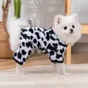 犬のアパレルフリース犬の服コスプレペットパーカー小さな犬用冬の温かい犬コートジャケットジャンプスーツチワワヨーキーペットアパレルD240426