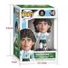 Figuras de brinquedos de ação Novo Maradona No.10 Vinil Doll Football Star Decoration Action Character Series Modelo Toy Birthday Christmas Giftl2403