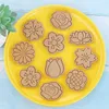 Forniture per feste 8pcs/set di cookie a forma di fiore taglialette da bisco