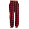 Męskie spodnie męskie menu swobodne spodnie biznesowe do rodziny noszenia bawełniane ultra miękkie męskie jogging i spodnie sportowe Flanel Plain Pajamas Pencil Pants Redl2403