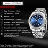 Zegarek na rękę Pagani Design Mens mechaniczny luksusowy automatyczny sport ze stali nierdzewnej M Wodoodporny Q240426