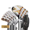 Kluby golfowe Pełny zestaw S-08 Aizu Męski Golf 4 gwiazdki Golf Driver Woods Iron Putter Loft 10.5 R/Sr/S Flex z wałkiem grafitowym z głową