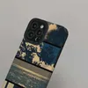 Mobiltelefonfodral Art Sea Telefonfodral Lämplig för iPhone 14 13 Pro Max 11 12 Pro 7 8 Plus X Xs Max XR Shock-Absorbing Randig Fashionable Soft Shell Back Cover J240426