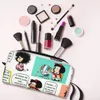 Opbergtassen manga quino mafalda make -uptas voor vrouwen reizen cosmetische organisator schattige kawaii cartoon toilethal