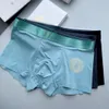 Designer Underwear men Boxers luxury Classic Print microfiber cotton crotch summer Underpants 3pcs With Box