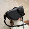 Sac Crocodile Match Saddle 2024 Fashion High Quality PU Leather Femme's Designer Hands sac à main Vintage Messenger