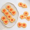 Schimmelpilze Valentinstag Sandwichkeks Keksform 3D -Keksdämmschimmel Blume Liebe Herz Obst tierisch geformtes Backkuchenform Set Set