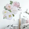 Wall Stickers AsyPets Peony Pattern For Home Living Room Bedroom Decoration