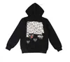 Sweatshirts Designer Mens Hoodies Com des Garcons spelen Sweatshirt Cdg Red Hart Zip Up Hoodie Brand Navy Blue Size XL