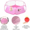 Kattbärare Pet Pen Pen Tält Portabel Folding Kennel Dog Fence Small Playpen Hamster Chihuahua Animal Cage Outdoor